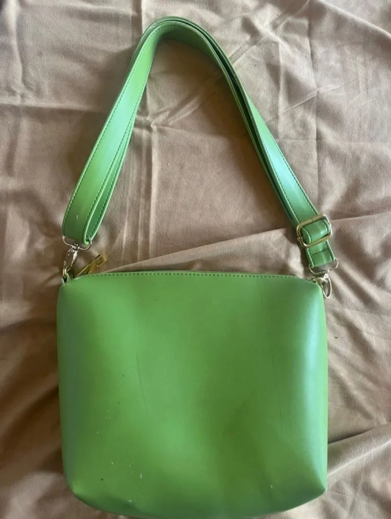 Zara Green Sling Bag photo 1