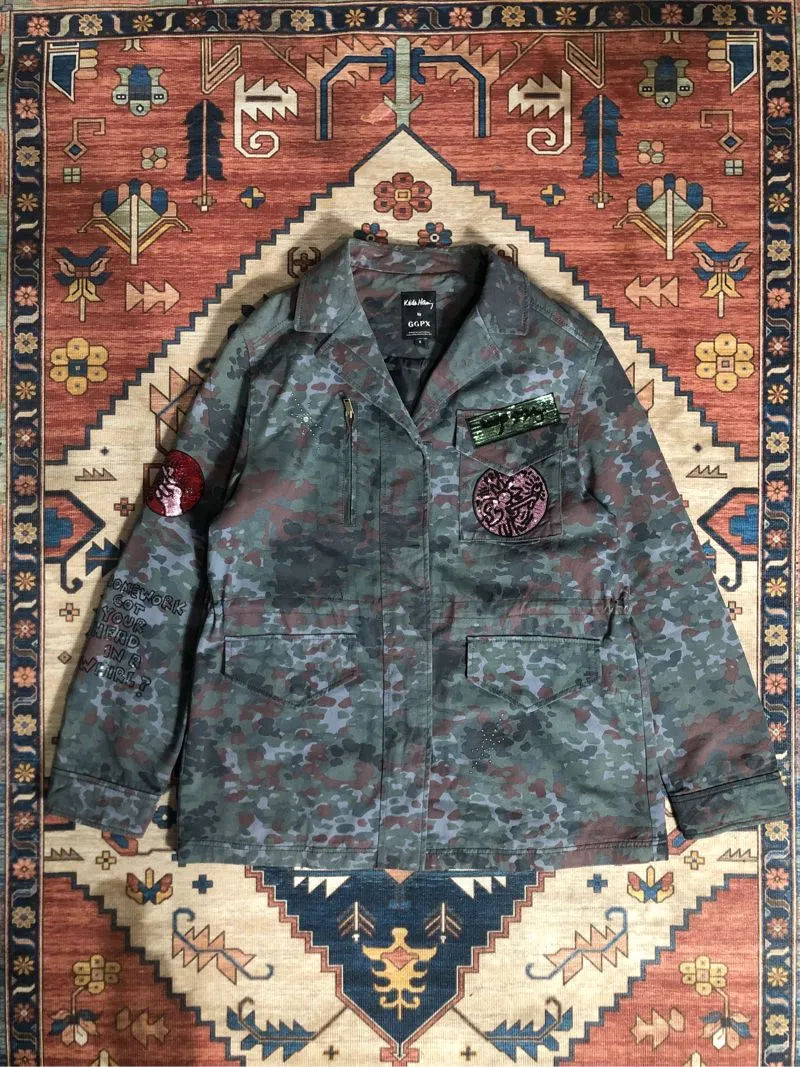 Keith Haring Streetwear Parka Pria Gray photo 1