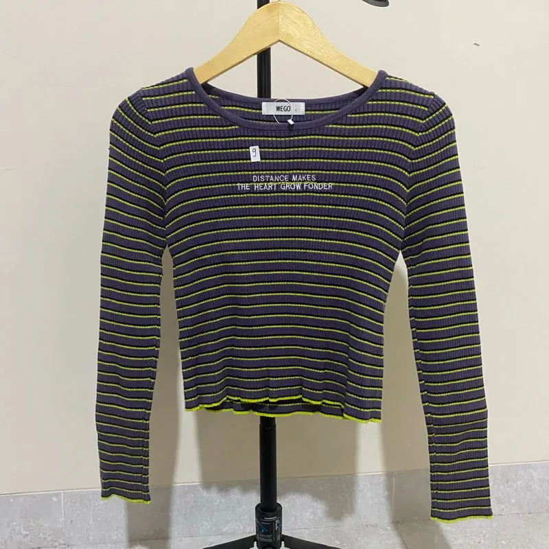 Atasan baju rajut lengan panjang wego photo 1