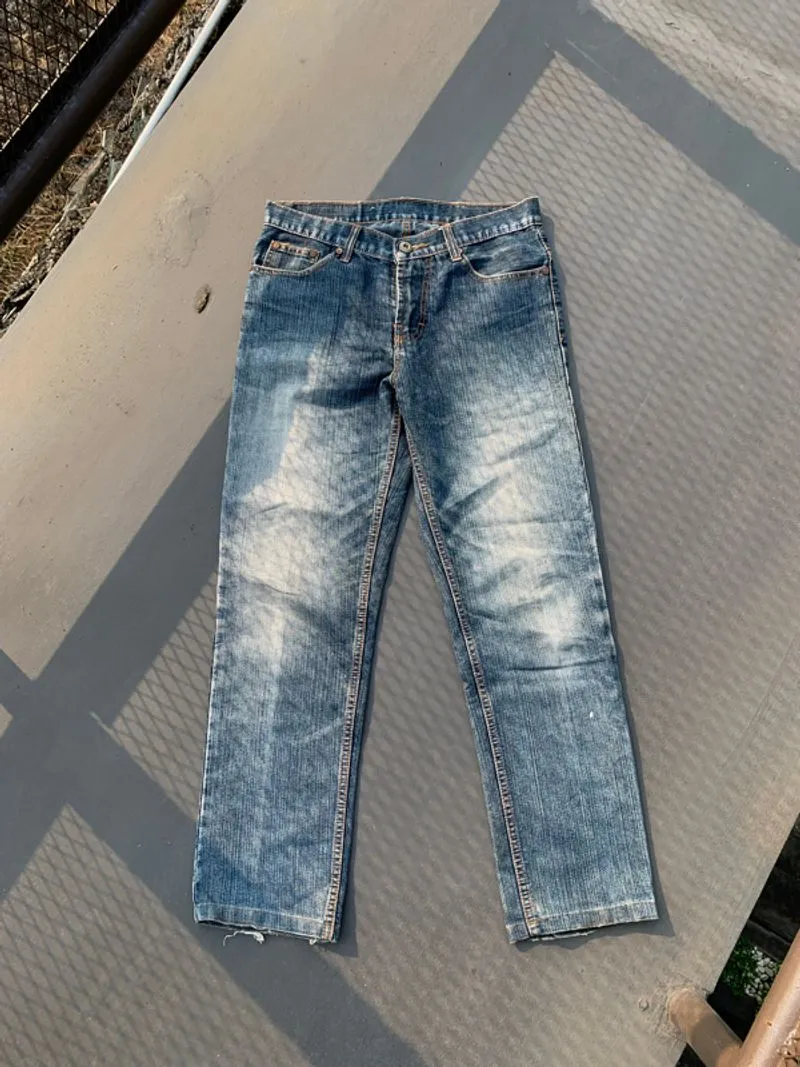 jeans fadding vintage photo 1