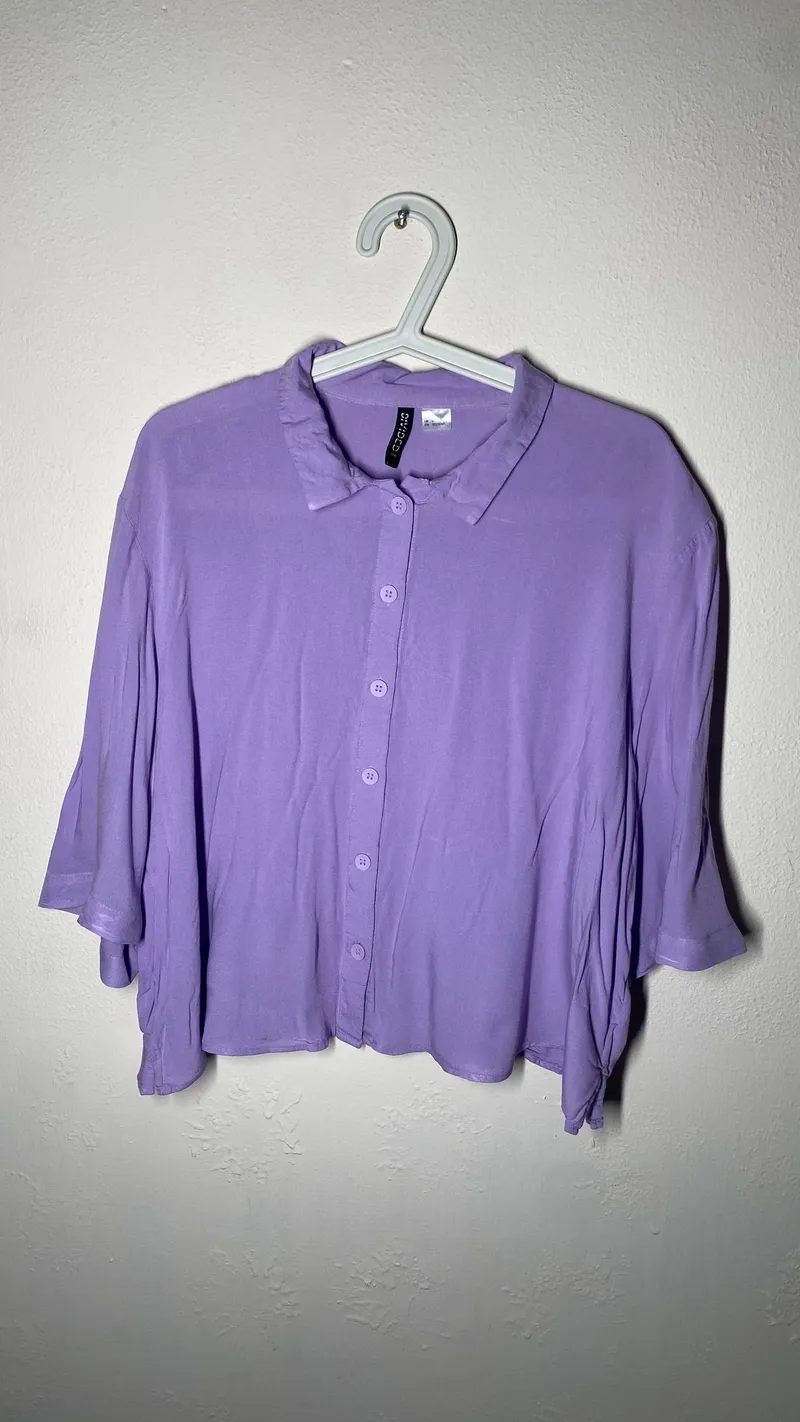 H&M Casual Shirt Wanita purple photo 1
