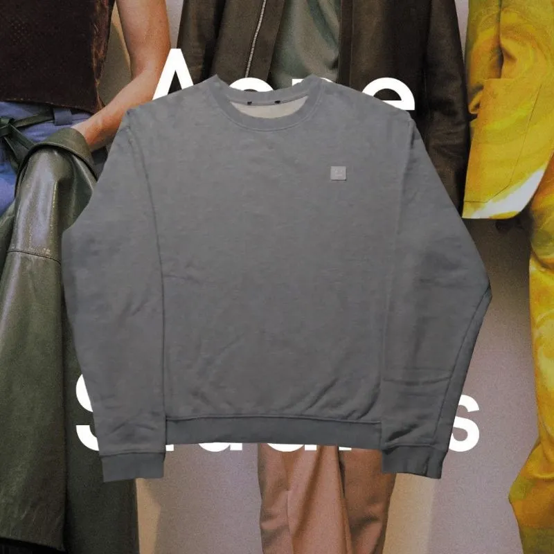 Acne Studios Mens Crewneck Grey photo 1