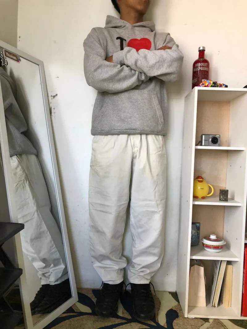 Streetwear Tracksuit Pria white photo 1