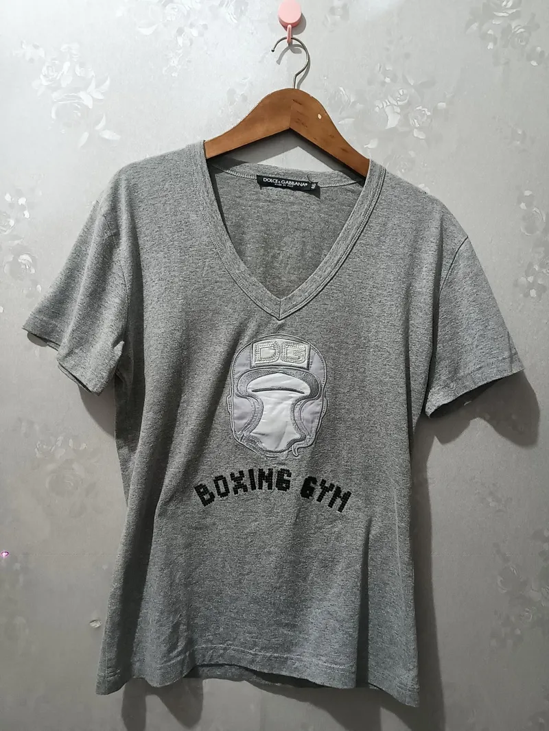 Dolce & Gabbana Sportswear T-shirt Wanita gray photo 1