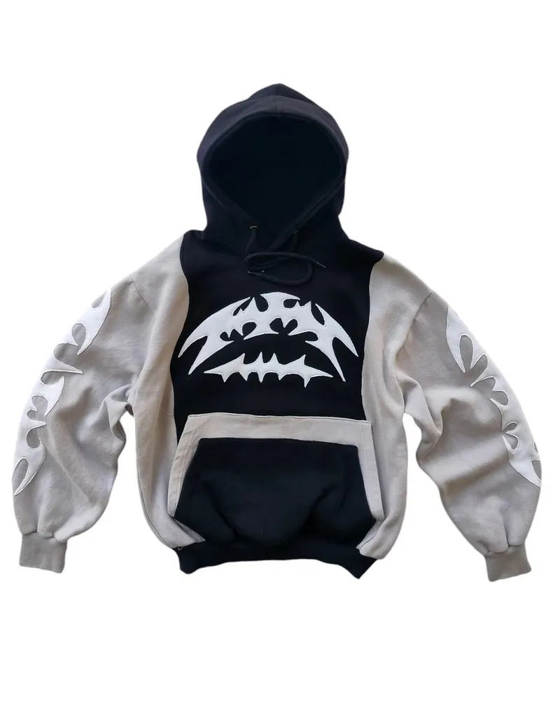 Vintage Reworked Fleece Pria black cream photo 1