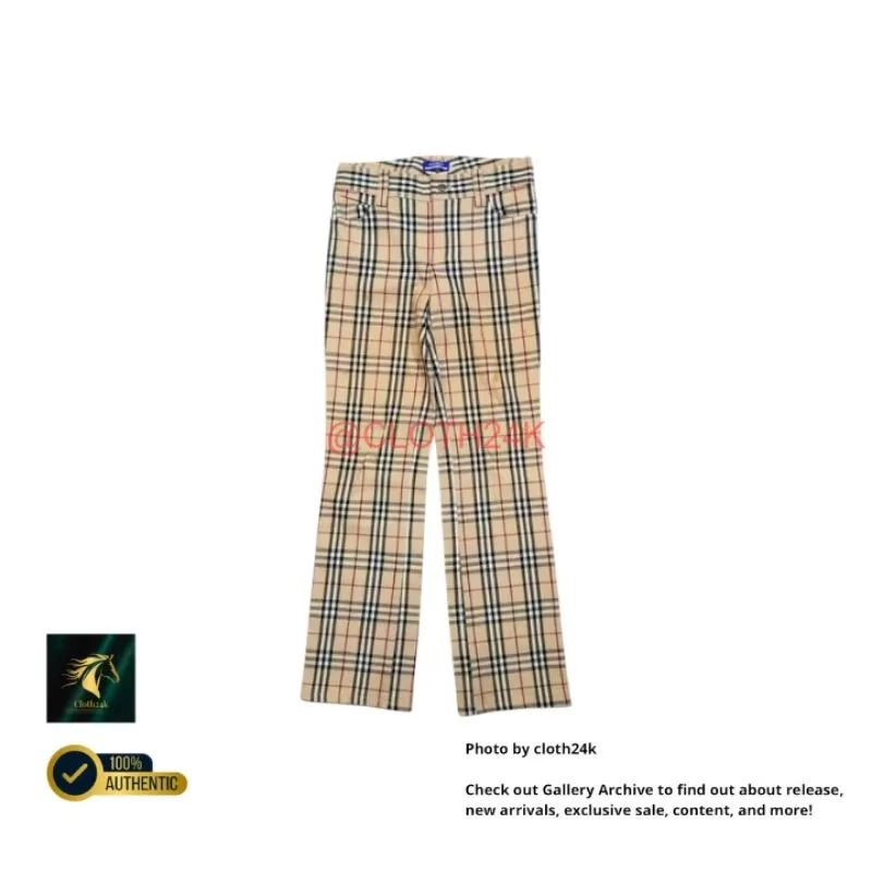 Burberry Blue Label Nova Check Women's Pants photo 1