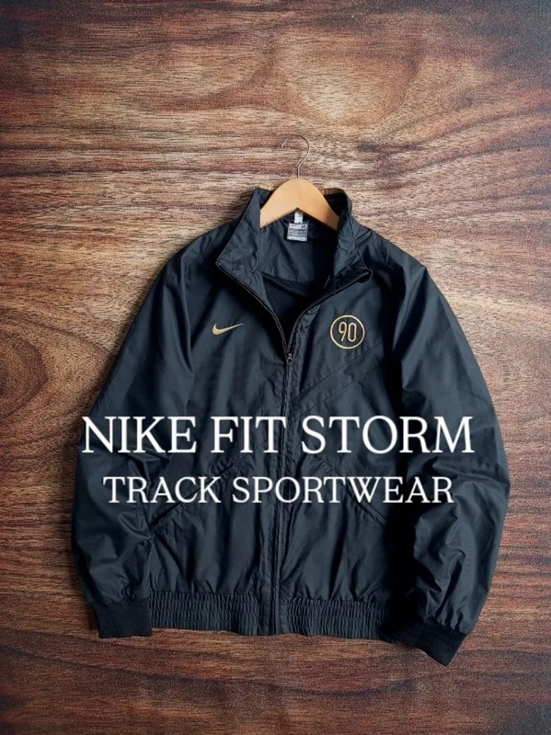 JAKET NIKE FIT STROM SPORT WEAR ART BORDIR DALEMAN INER.  photo 1