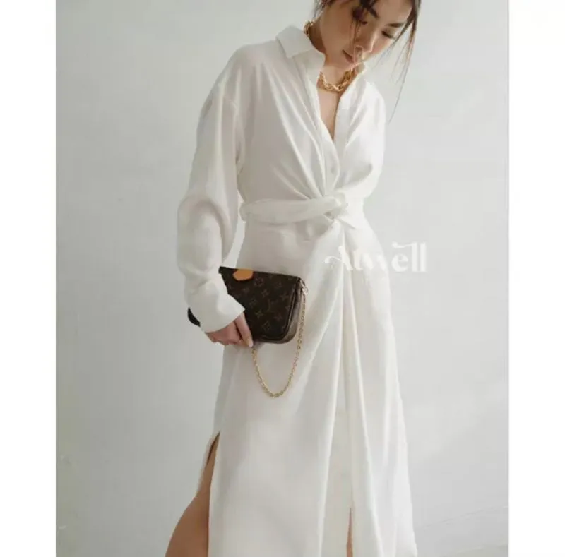 Atwell - Suri Shirts Dress Putih - Collectionbyser photo 1
