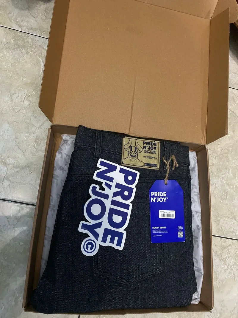 Casual Jeans Pria black gray photo 1
