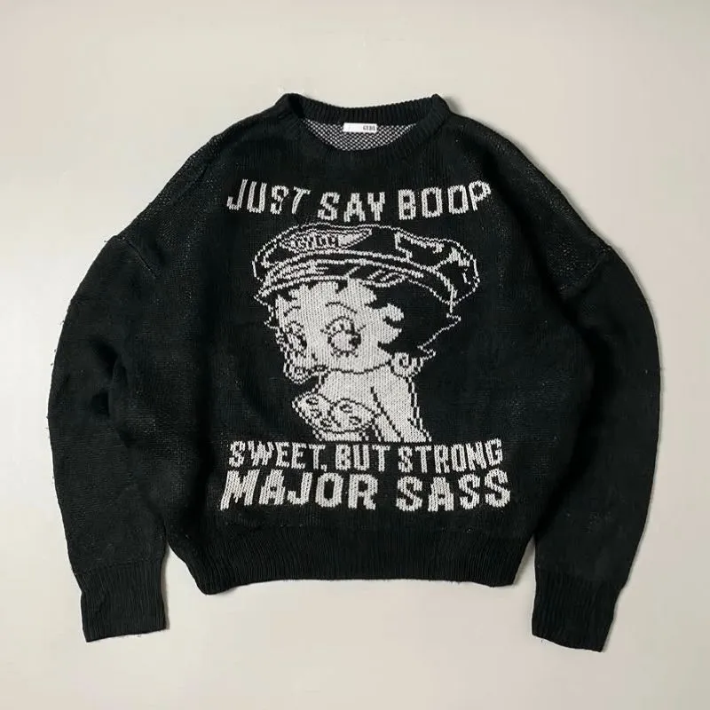 GYDA Knitwear raphic attern sweatershirt photo 1