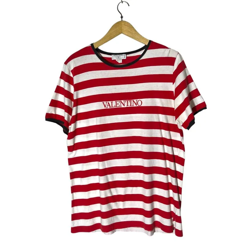 Valentino Garavani Striped Tee Made in italy Authentic  photo 1