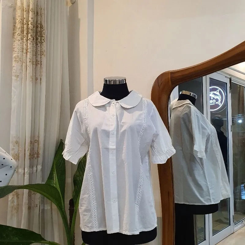 BLOUSE KATUN PUTIH photo 1