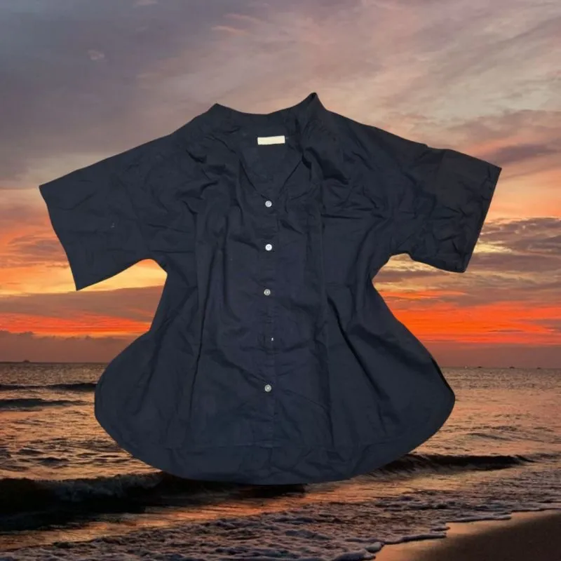 Basic Navy Shirt by Earth  photo 1