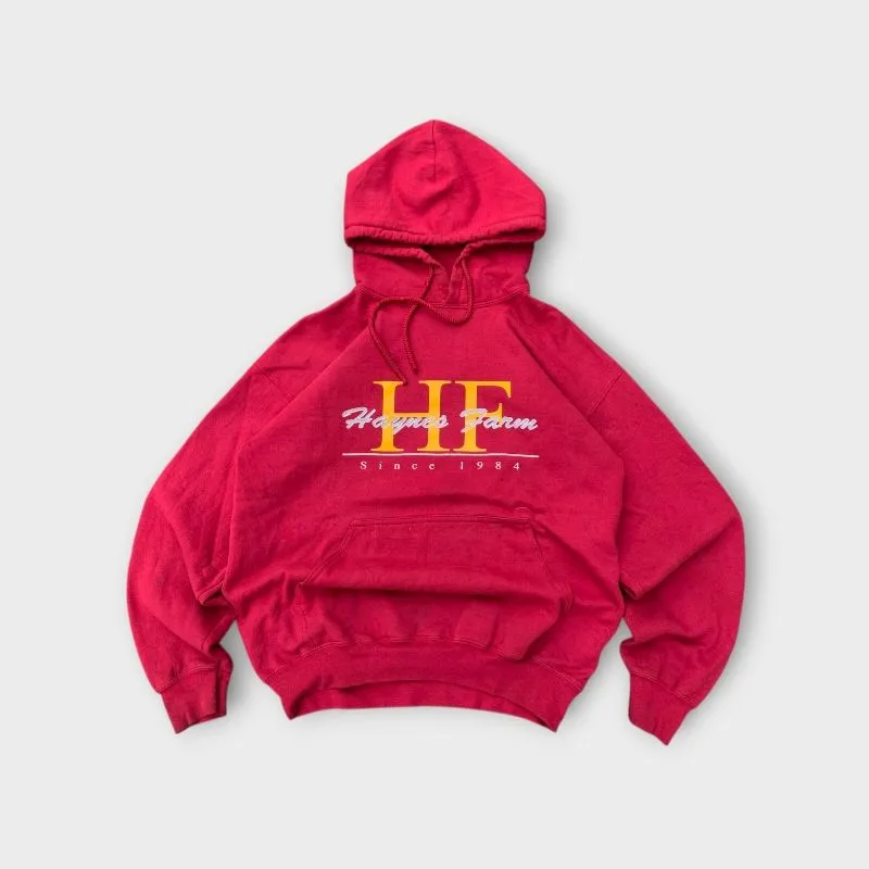 Vintage hoodie tag by gildan ultra blend heavyweight maroon  photo 1