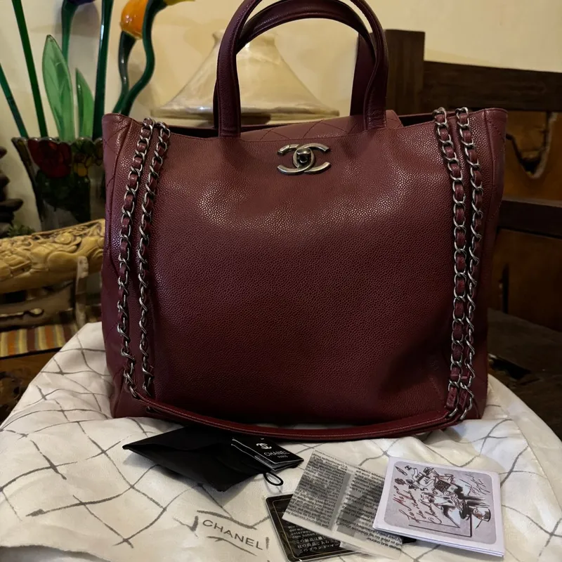 Casual Hobo bag Wanita burgundy red photo 1
