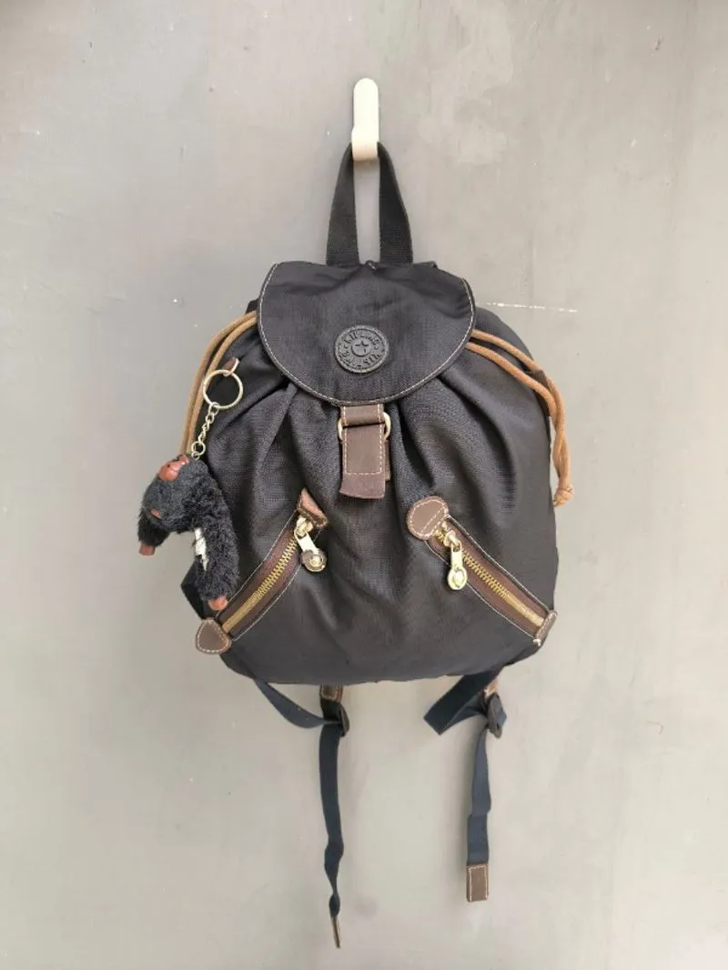 Tas Ransel Original Kipling Serut Nilon Small Backpack photo 1