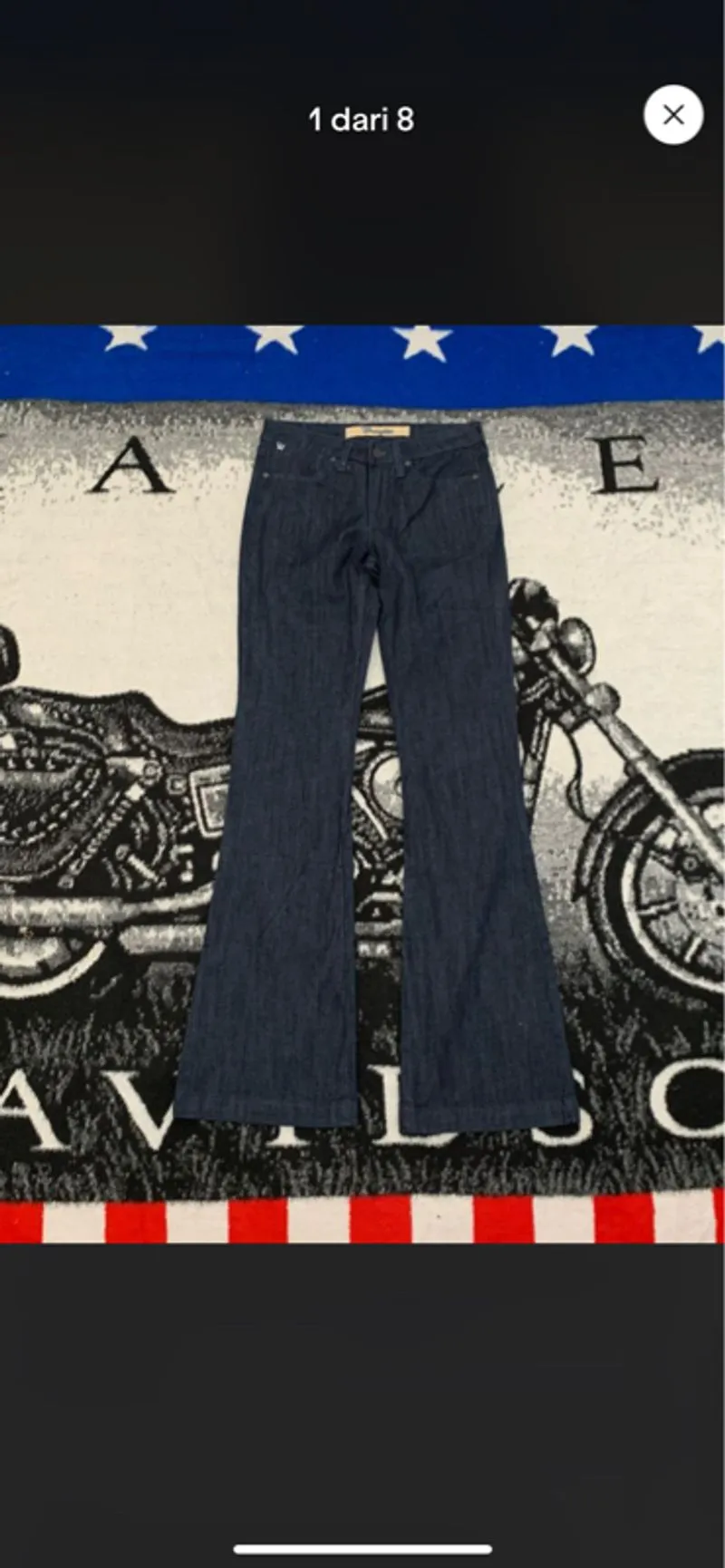 Vintage Wrangler Piece Flared Jeans photo 1