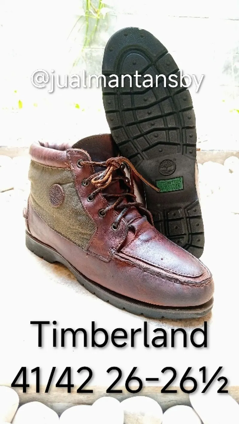 Timberland Vintage Hiking Boots Made in Dominican Republic photo 1