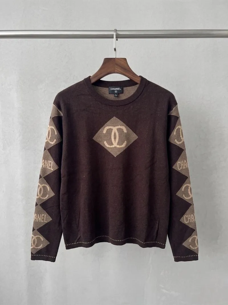 Sweater Chanel Boutique Rajut Wanita Motif photo 1