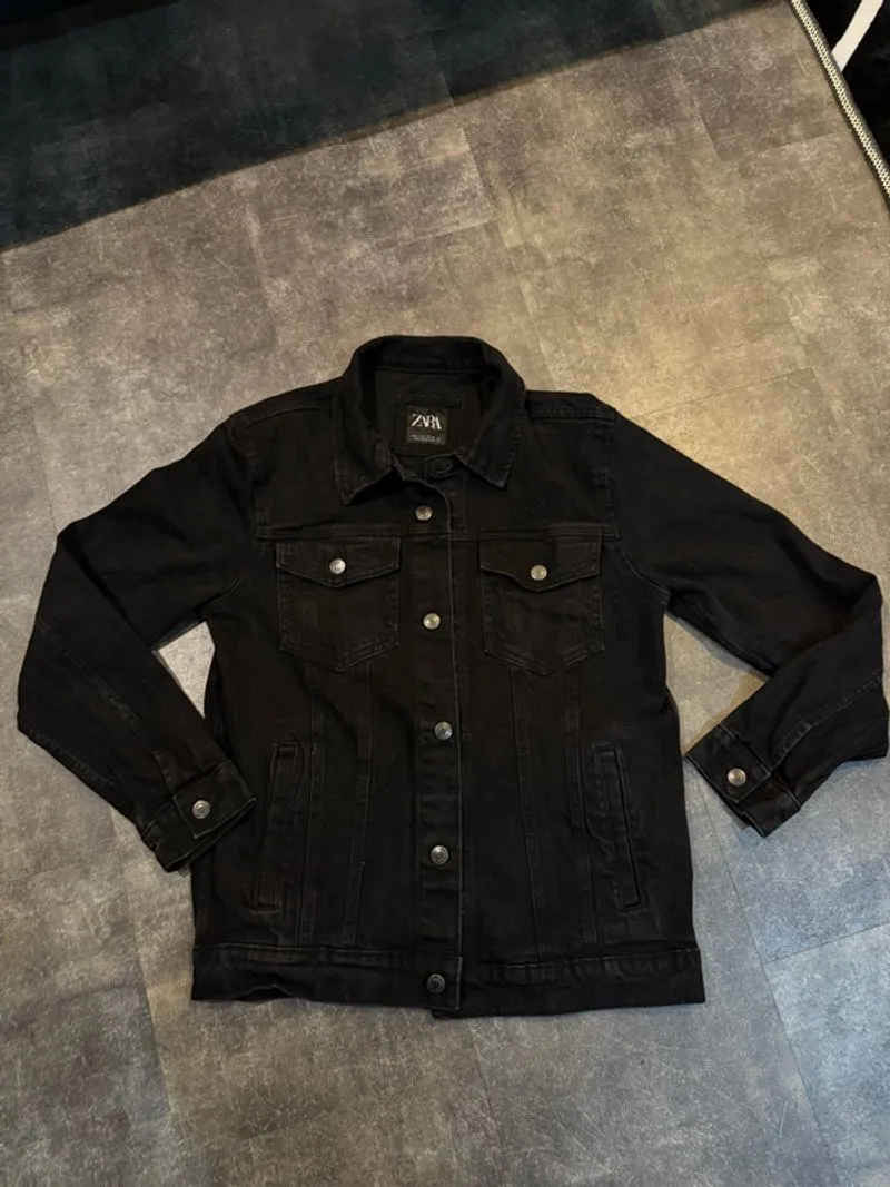Jaket jeans zara dnwr denim trucker levis photo 1