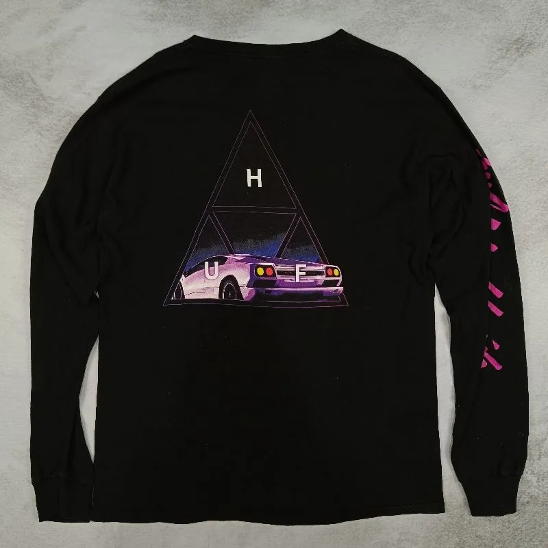 Huf Night Call Triple Triangle LS T-Shirt photo 1