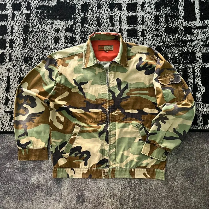 Vtg 90s Stussy Outdoor All Season Gear Camouflage  photo 1
