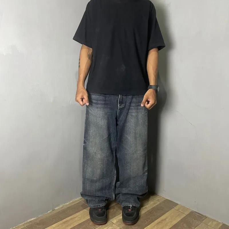 Baggy fit jeans black wash P.IN.O blue label  photo 1