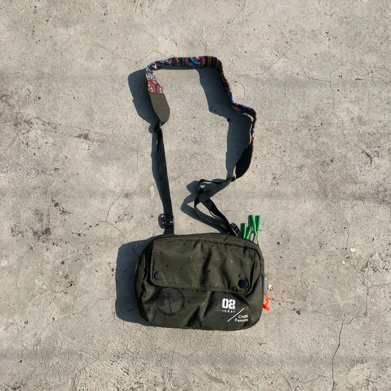 Tas Selempang Wanita Hijau Army | CHORAL FEMME 02 DNA photo 1
