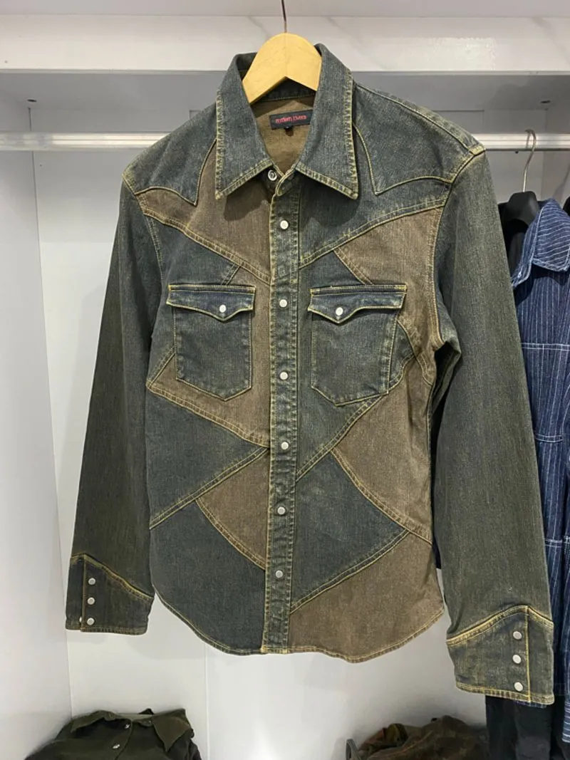 Japanese 2000s Modern Lovers Denim Patchwork photo 1