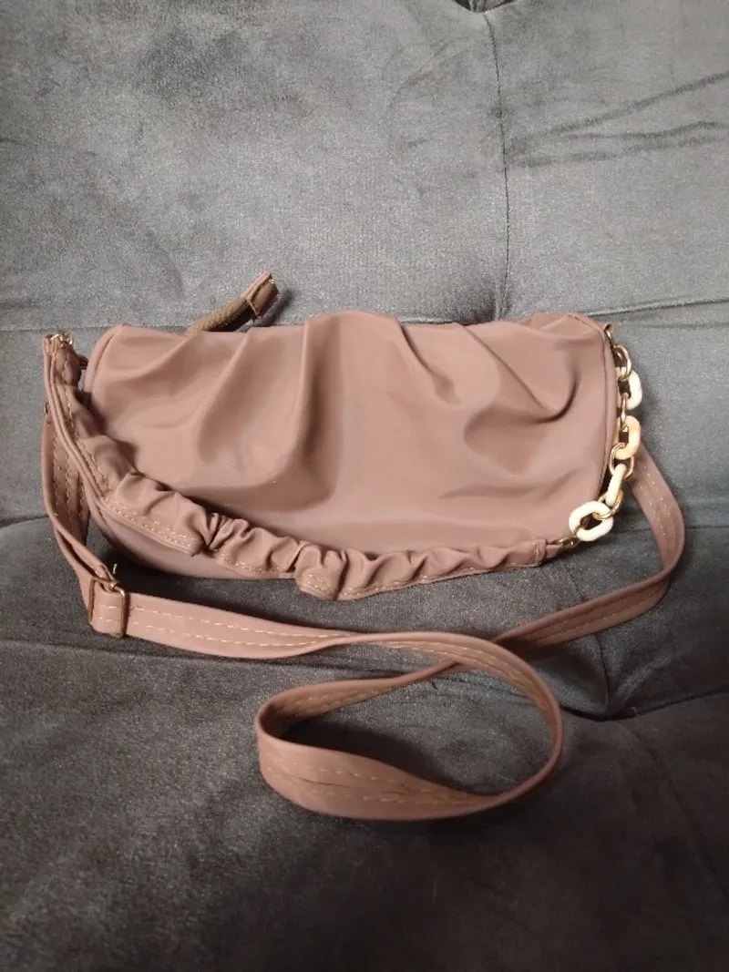 P184 Tas tangan atau selempang warna coklat  photo 1