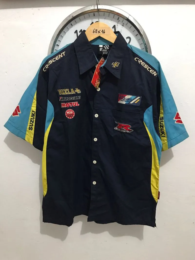 Grifone Biker Polo shirt Pria multicolor photo 1