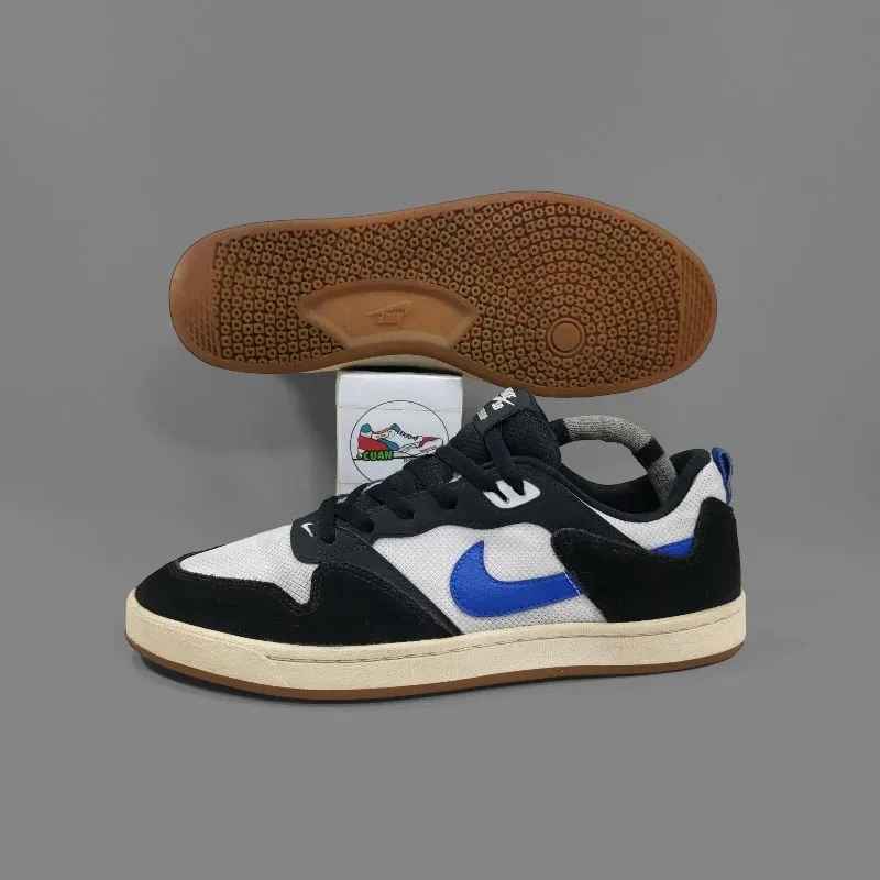 Sepatu Nike SB Alleyoop White Team Royal photo 1