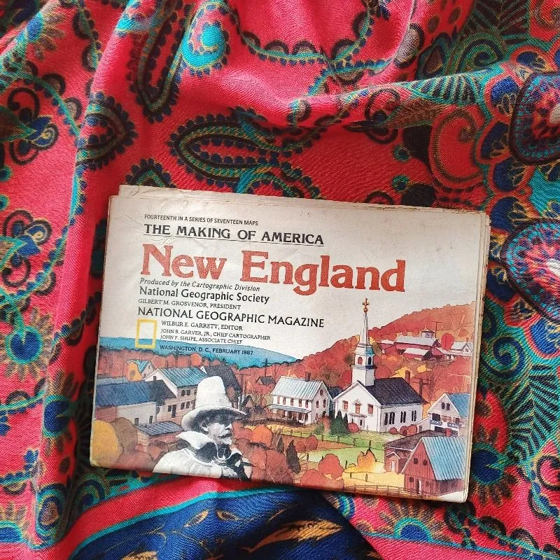 NATIONAL GEOGRAPHIC MAGAZINE NEW ENGLAND photo 1