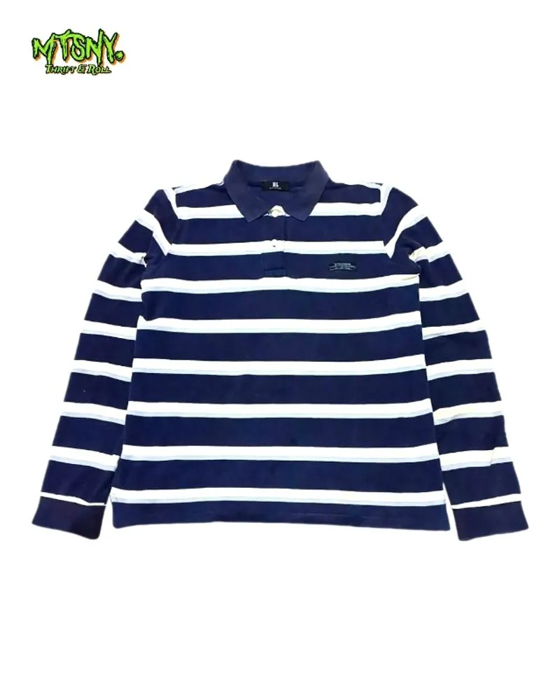 Kemeja Kaos Polo Shirt Lengan Panjang Boy London UK Vintage photo 1