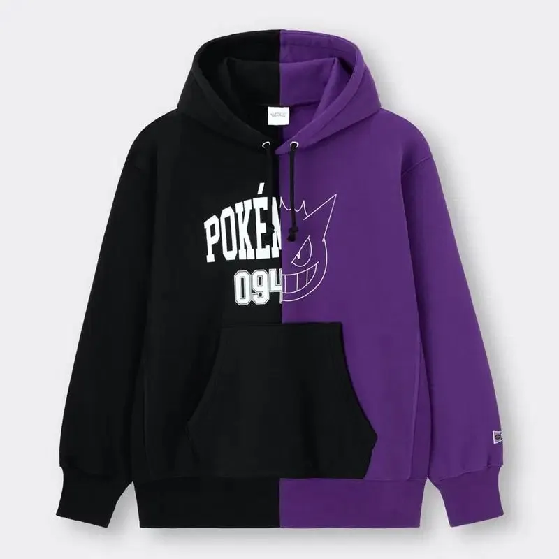 GU × Pokemon Two-Tone Gengar Hoodie photo 1