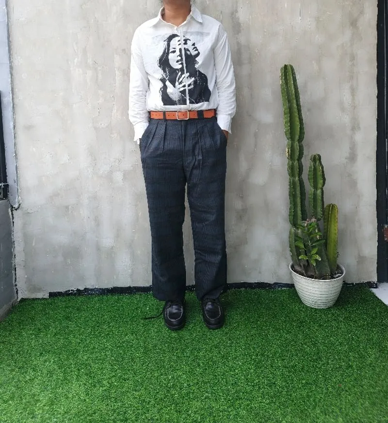 CELANA KOTAK BURBERRY photo 1
