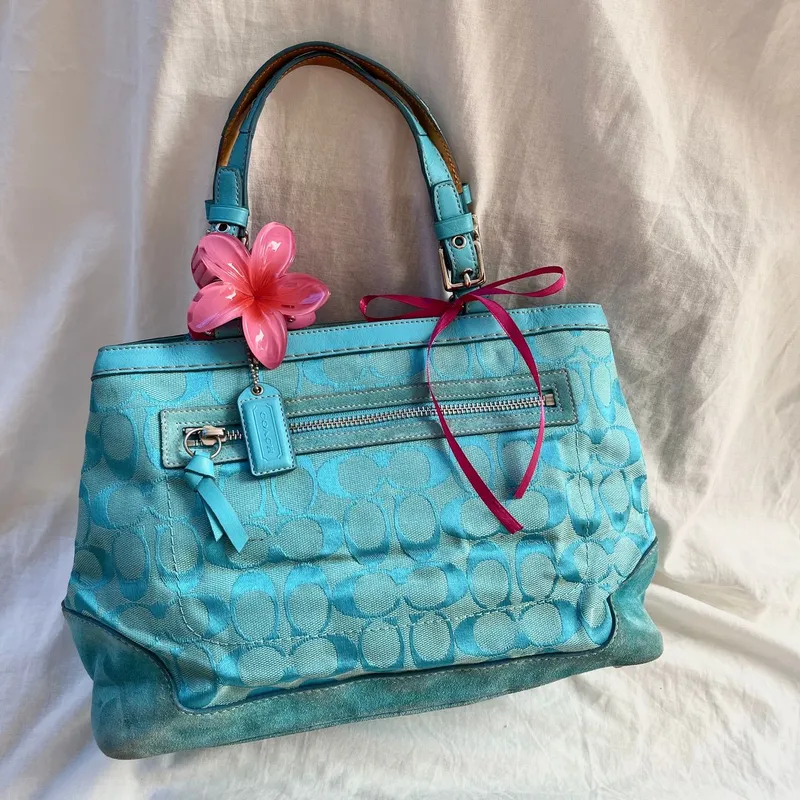 Coach Fairy Coquette Shoulder bag Wanita blue photo 1