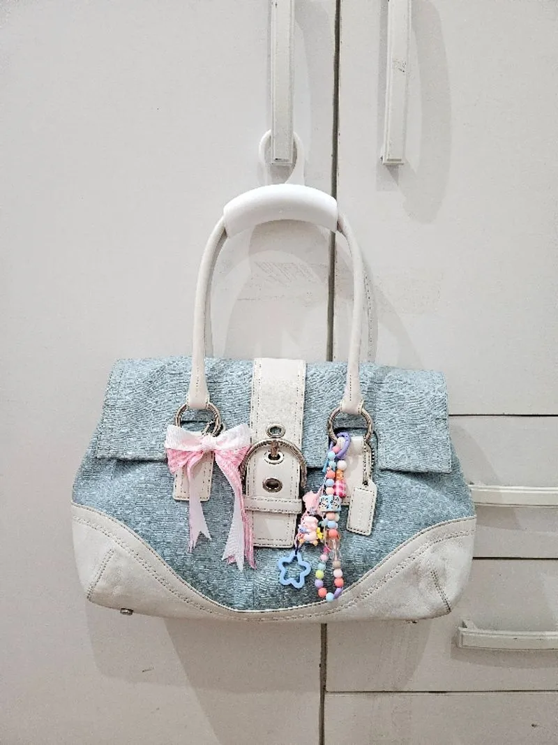 Coach Soho flap baby blue photo 1