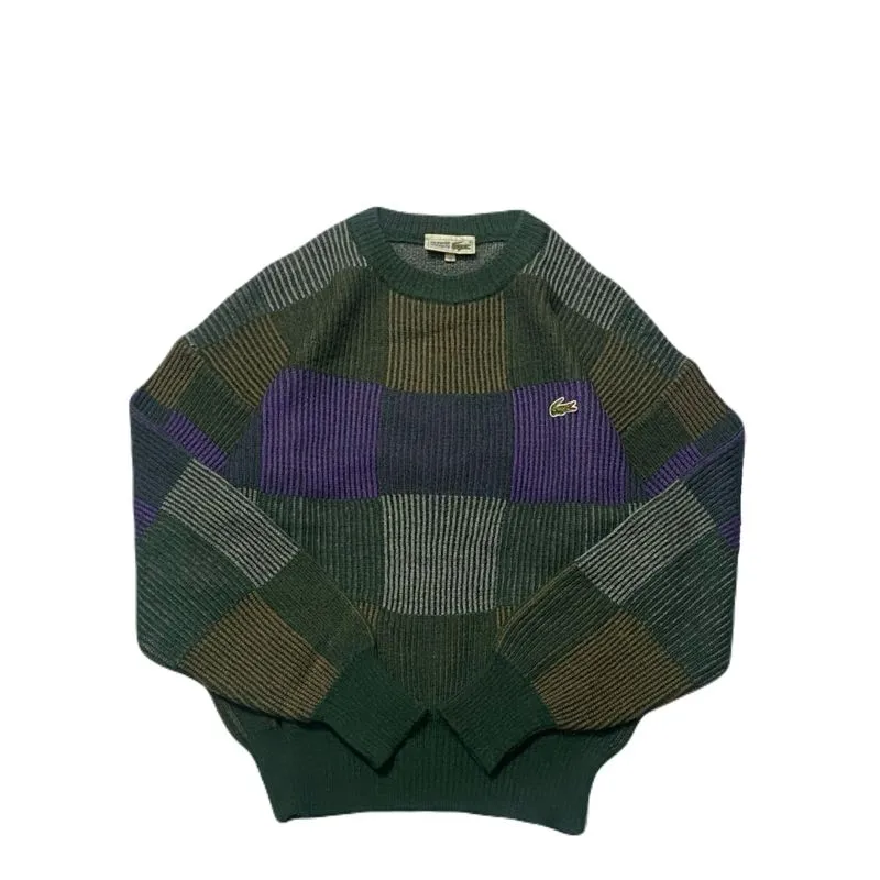 LAC*STE Knit Sweater Green Motif photo 1