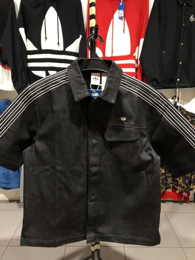 Denim Shirt Adidas Trefoil photo 1