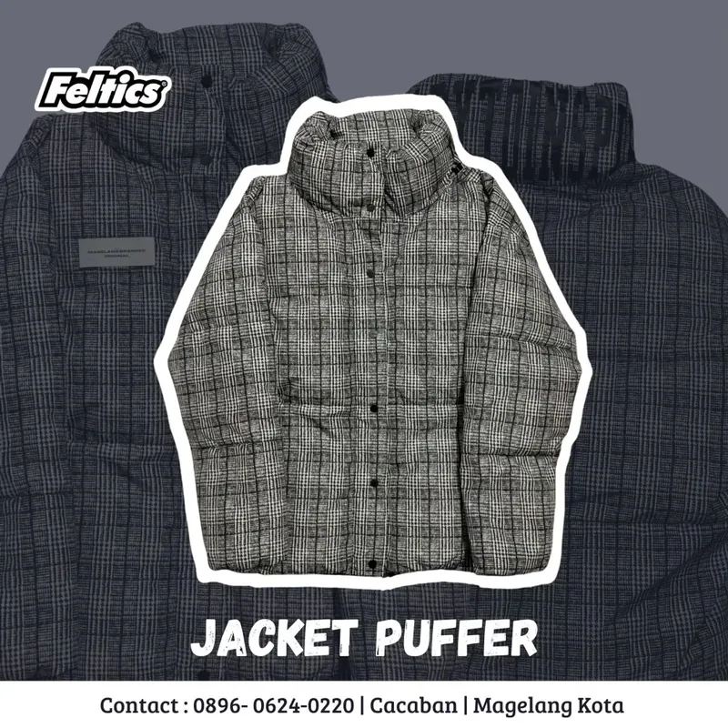 Feltics Sportswear Puffer jacket Pria silver photo 1