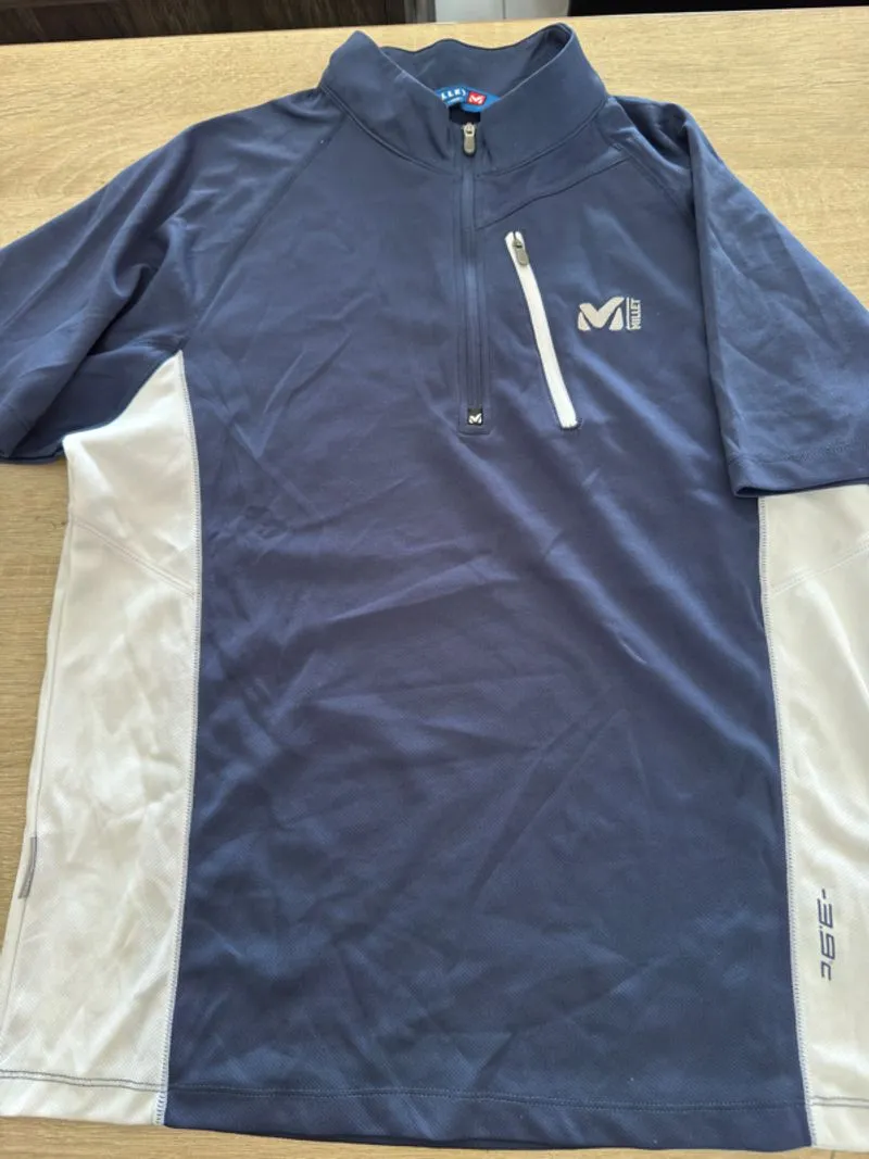 Kaos Millet Baselayer Bluex Hiking Trekking Kaos Outdoor Ola photo 1