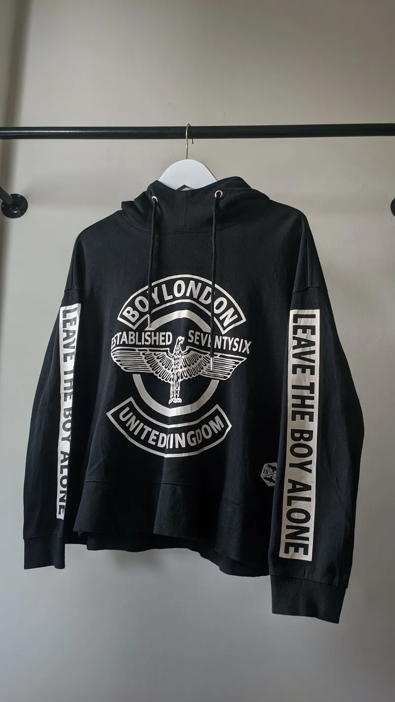 BOY London Luxury Hoody Wanita white black photo 1