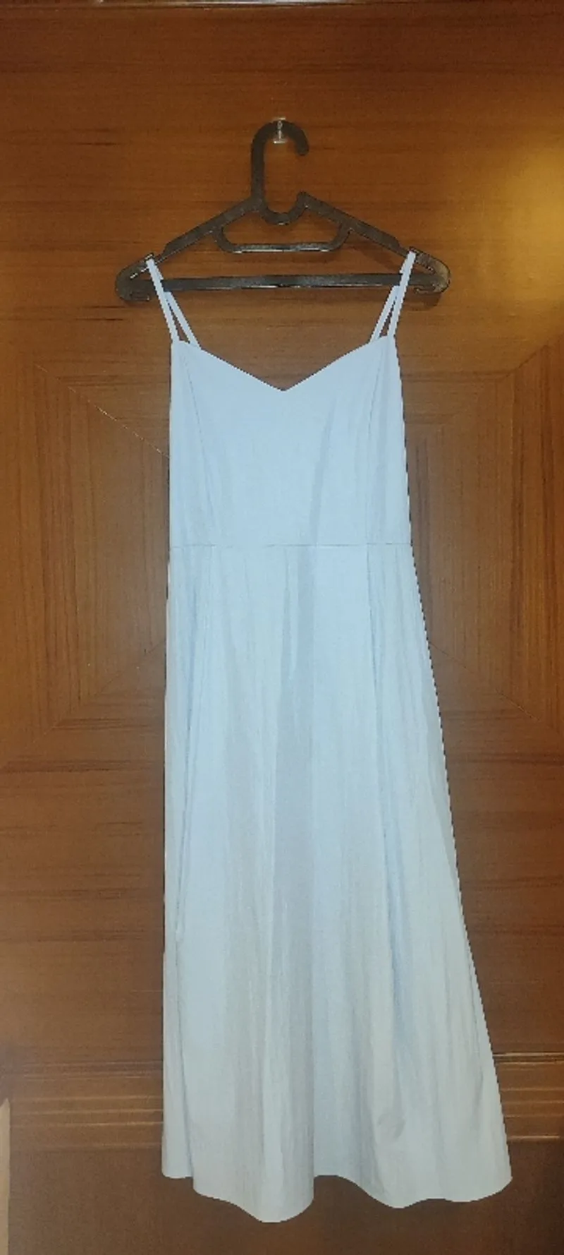 Light Blue V-neck Dress  photo 1