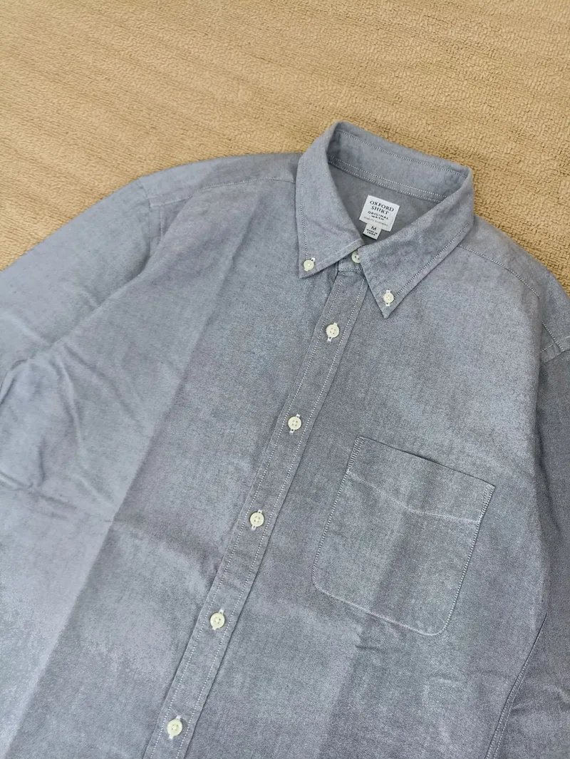 Uniqlo Luxury Casual Casual shirt Pria gray photo 1