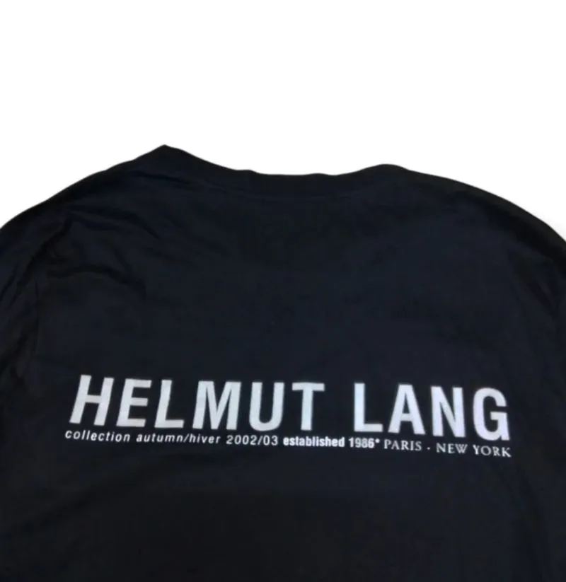 トップス A/W2002 helmut lang (dead stock) HELMUT LANG Archive Black A/W2002 Longsleeve - Preloved