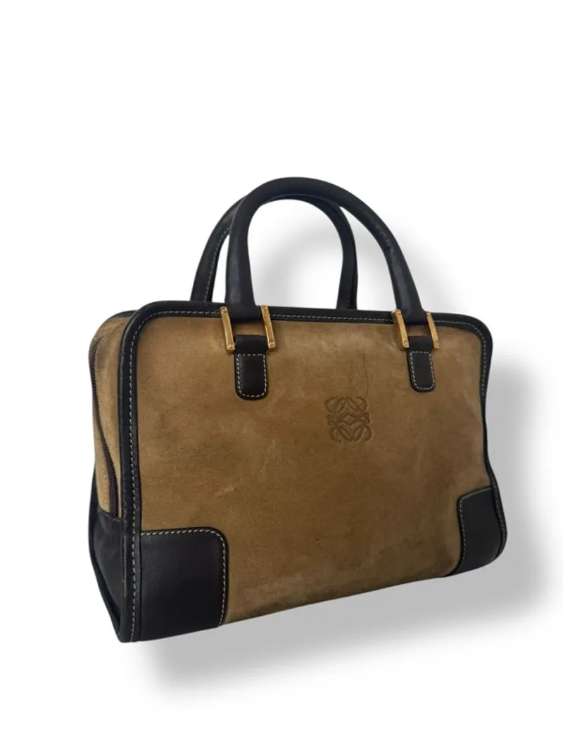 Authentic bags Loewe Amazon Small  Suede Brown (27x17cm) photo 1