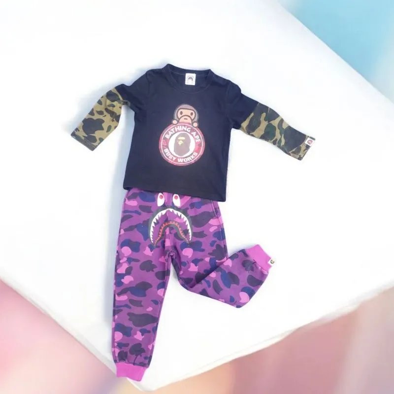 Setelan Baju Bape Baby umur 3-4 tahun photo 1