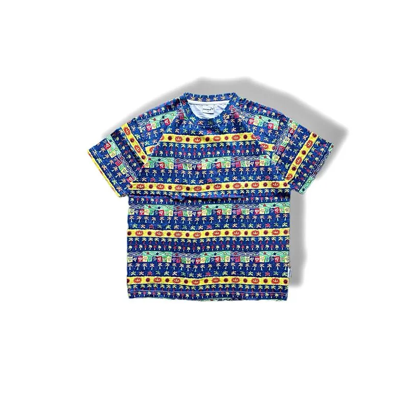 Vintage ClubMed Bohemian Ethnic Printed Tee photo 1