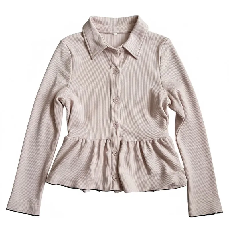 blouse wanita crop lengan panjang  photo 1